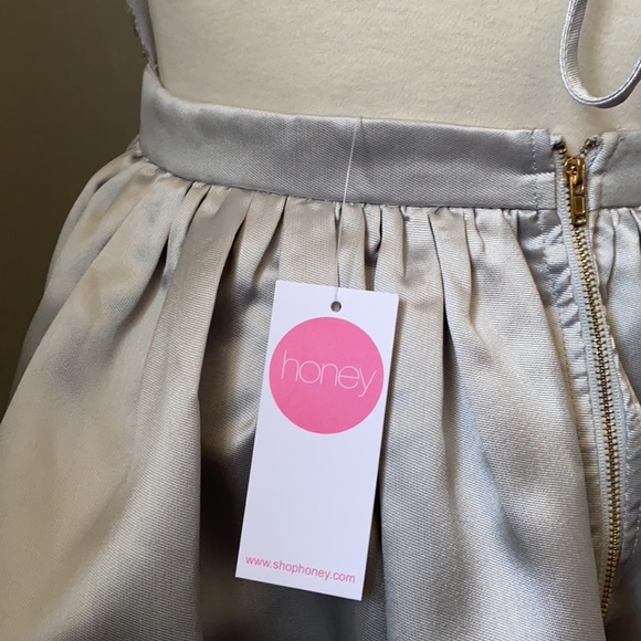 🏷️ SALE 🏷️ Silver Party Dress w/ Sequins - Picture 6 of 7